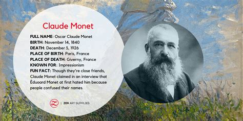 chanel monet famous|claude monet facts.